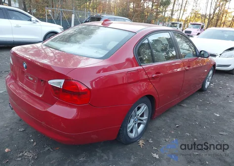2008 BMW 328I из США, поврежденный, VIN WBAVA375X8NL51953